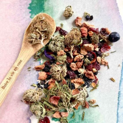 Tisane avec un mélange de chanvre CBG et CBD bio