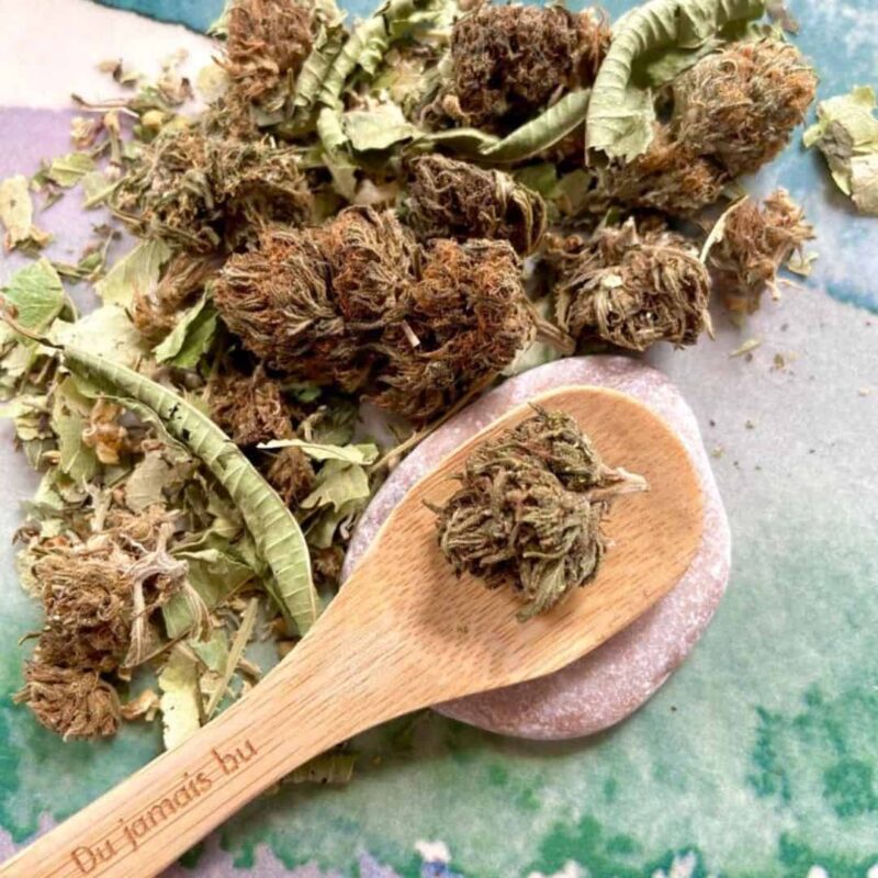 Tisane full spectrum CBD et CBG dans un paquet de 40gr