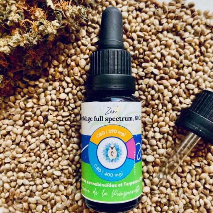 Huile de CBD fait en France