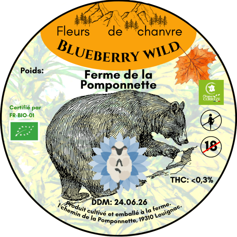 CBD Blueberry made in France